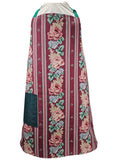 Reversable and Adjustable Floral Apron