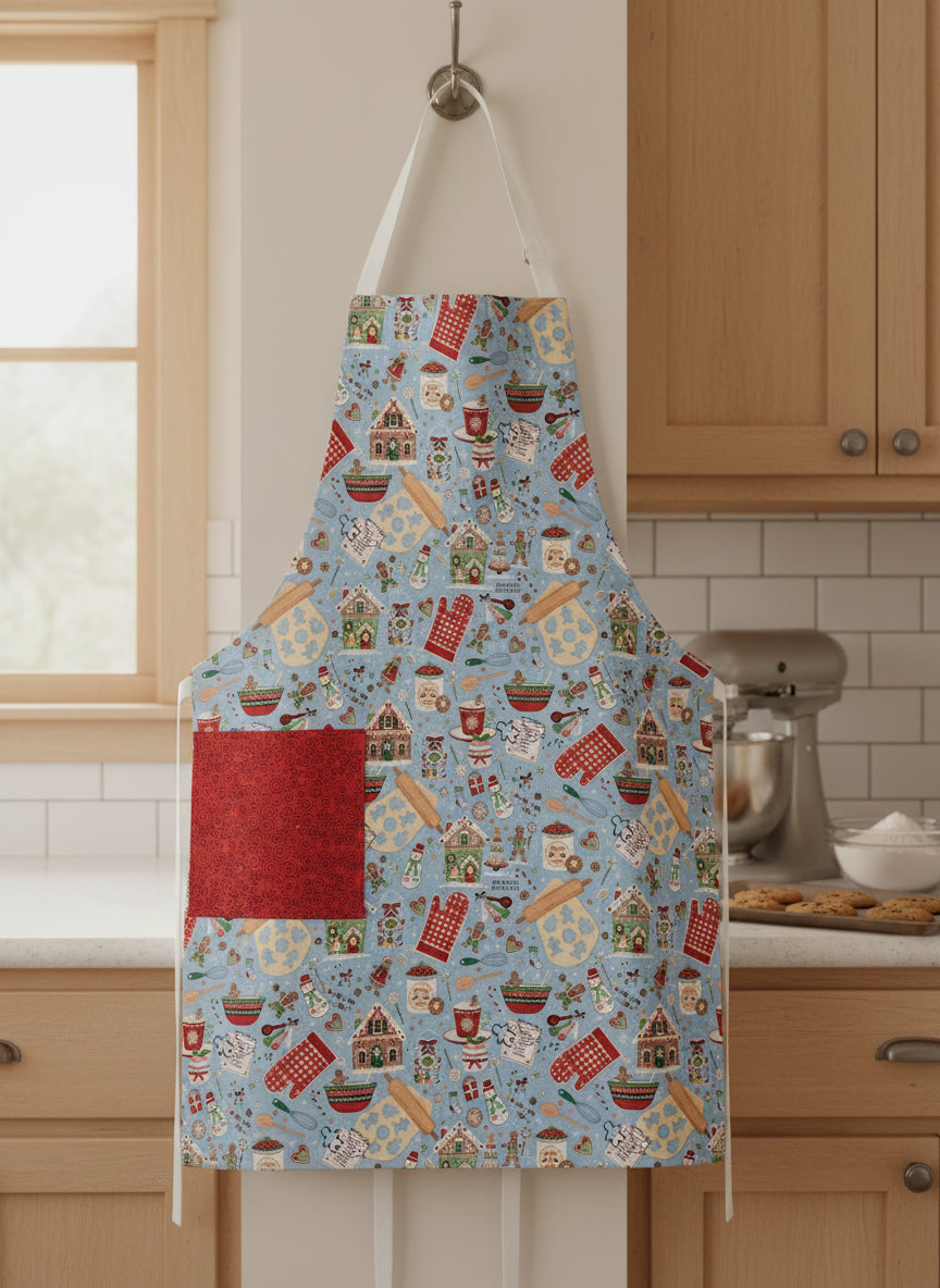 Reversable and Adjustable Baking Themed Apron