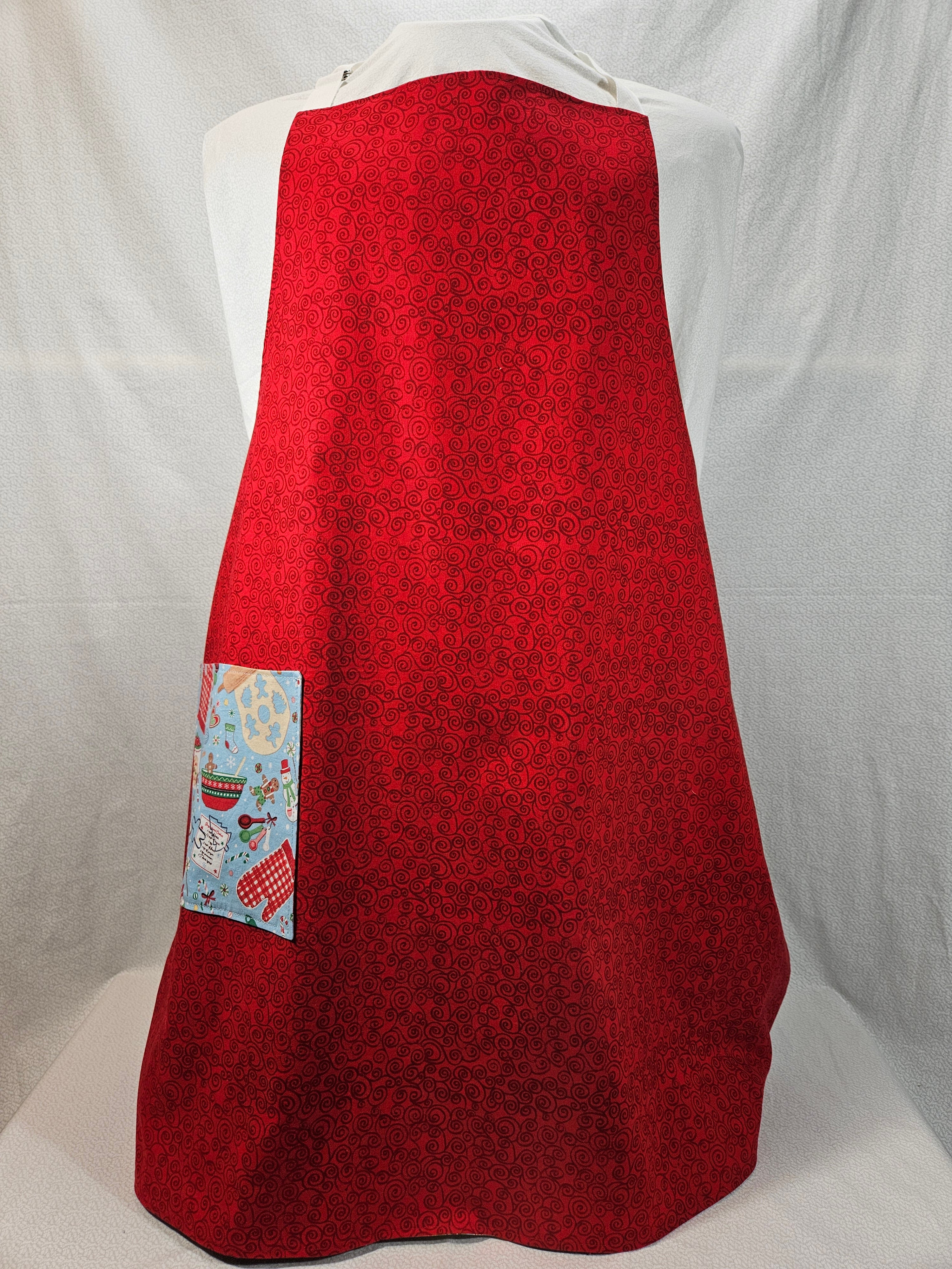 Reversable and Adjustable Baking Themed Apron