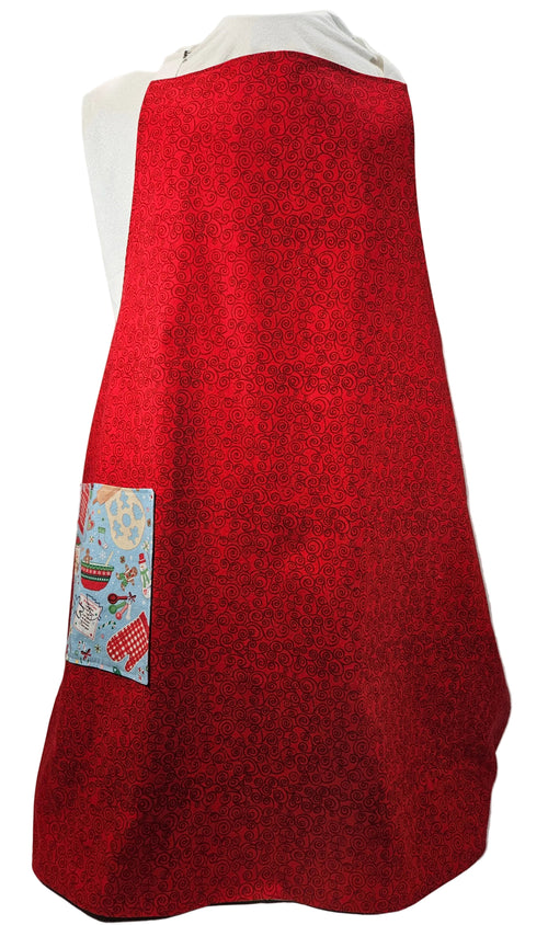 Baking Themed Apron, Reversable and Adjustable