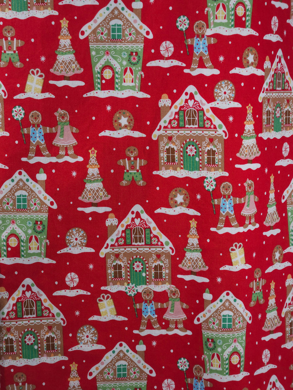 Gingerbread Apron, Reversable and Adjustable