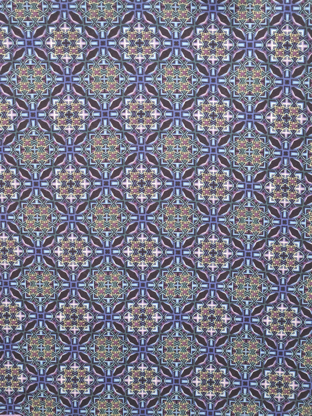 Purple Geometric Apron, Reversable and Adjustable