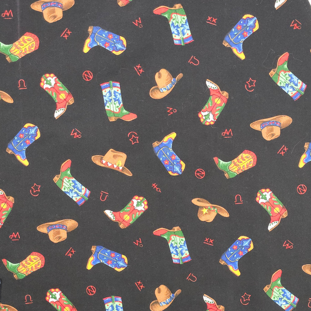 Cowboy Hats and Boots Apron, Reversable and Adjustable