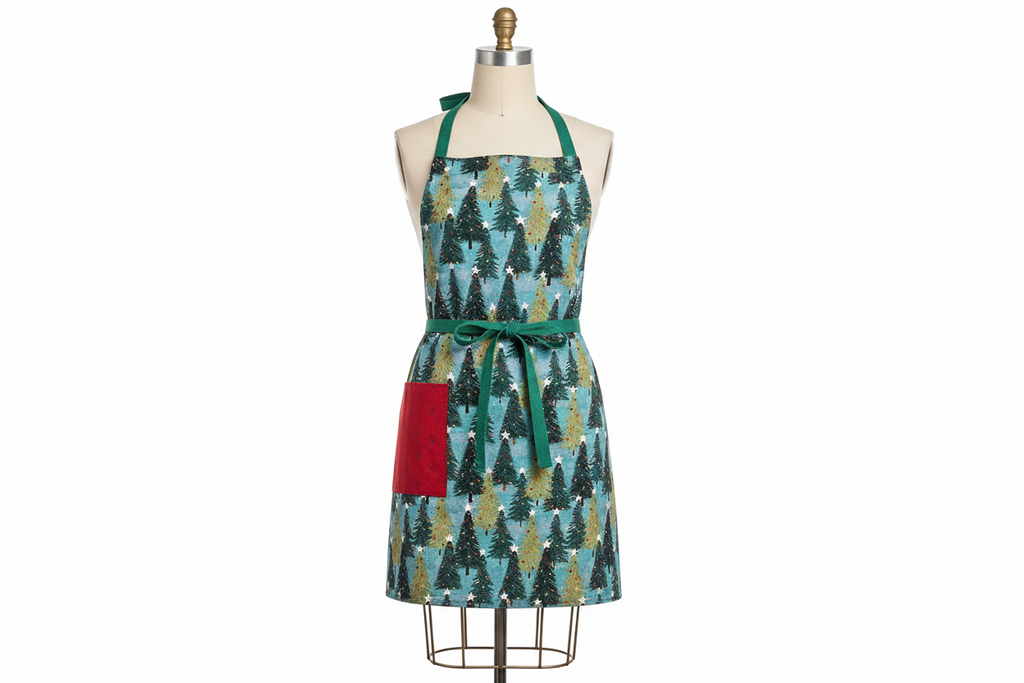 Christmas Tree Field Apron, Reversable and Adjustable
