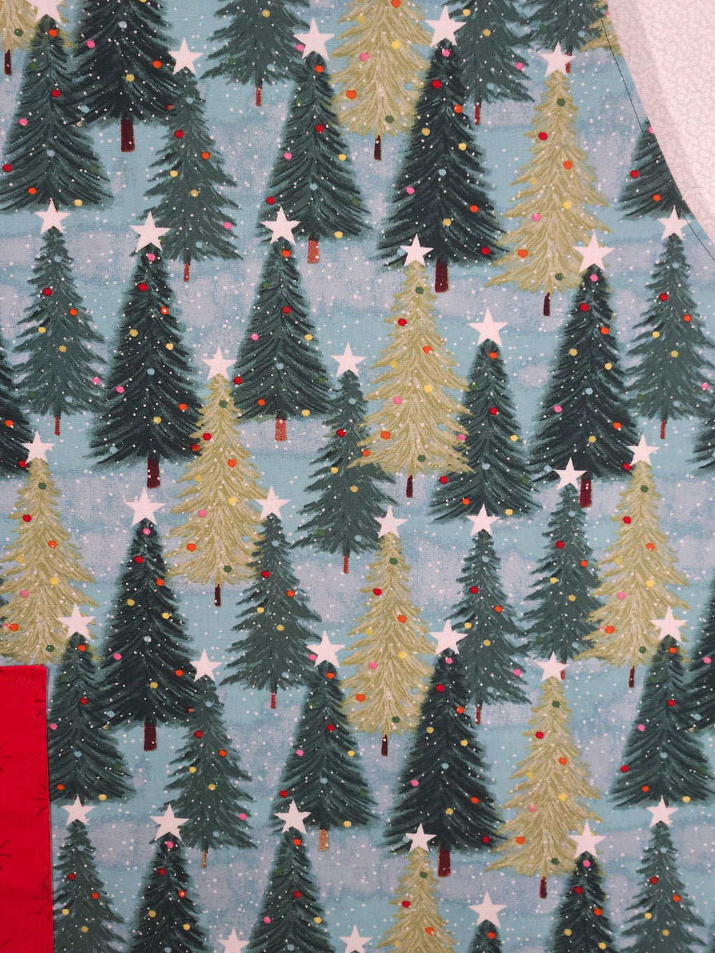 Christmas Tree Field Apron, Reversable and Adjustable