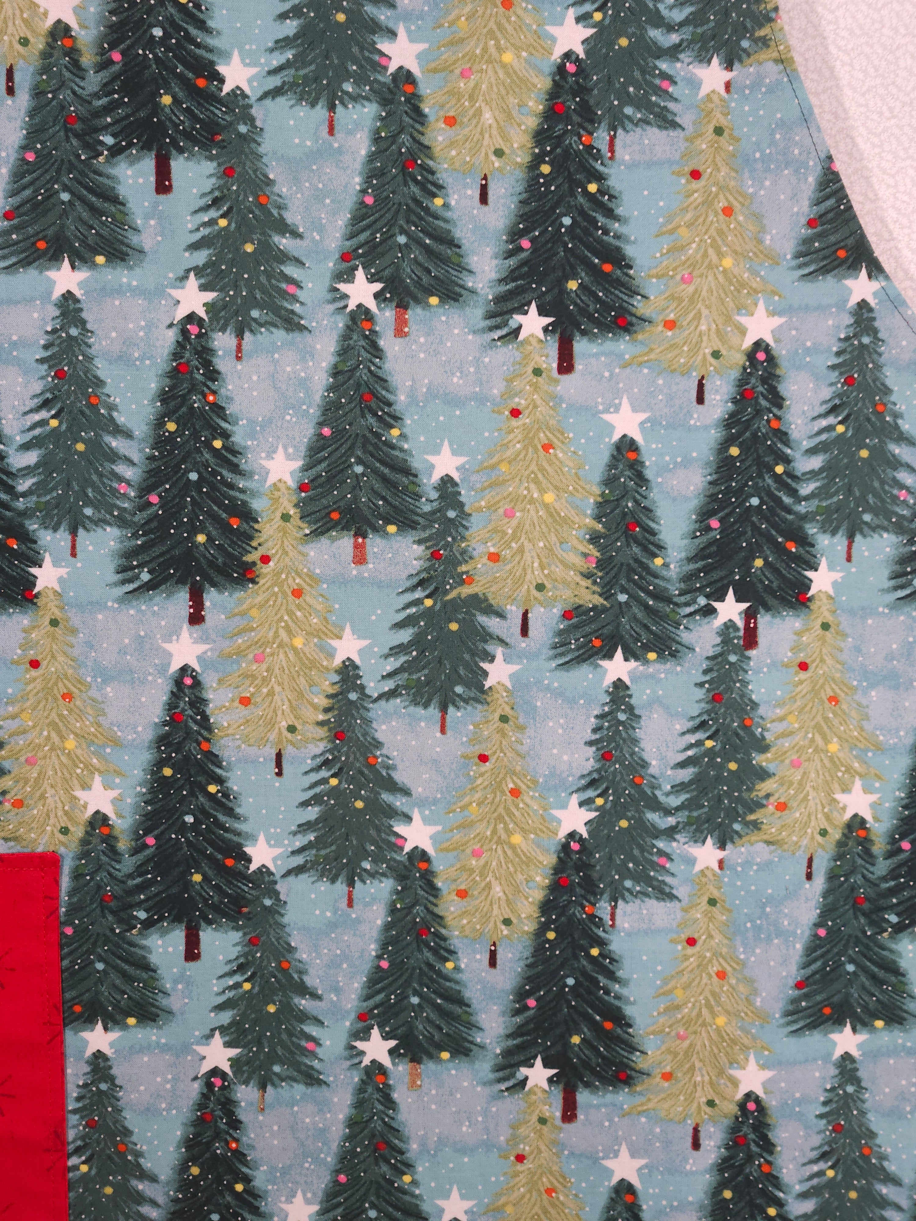 Christmas Tree Field Apron, Reversable and Adjustable