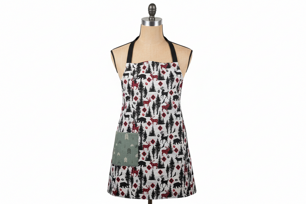 Forest Animals Apron, Reversable and Adjustable