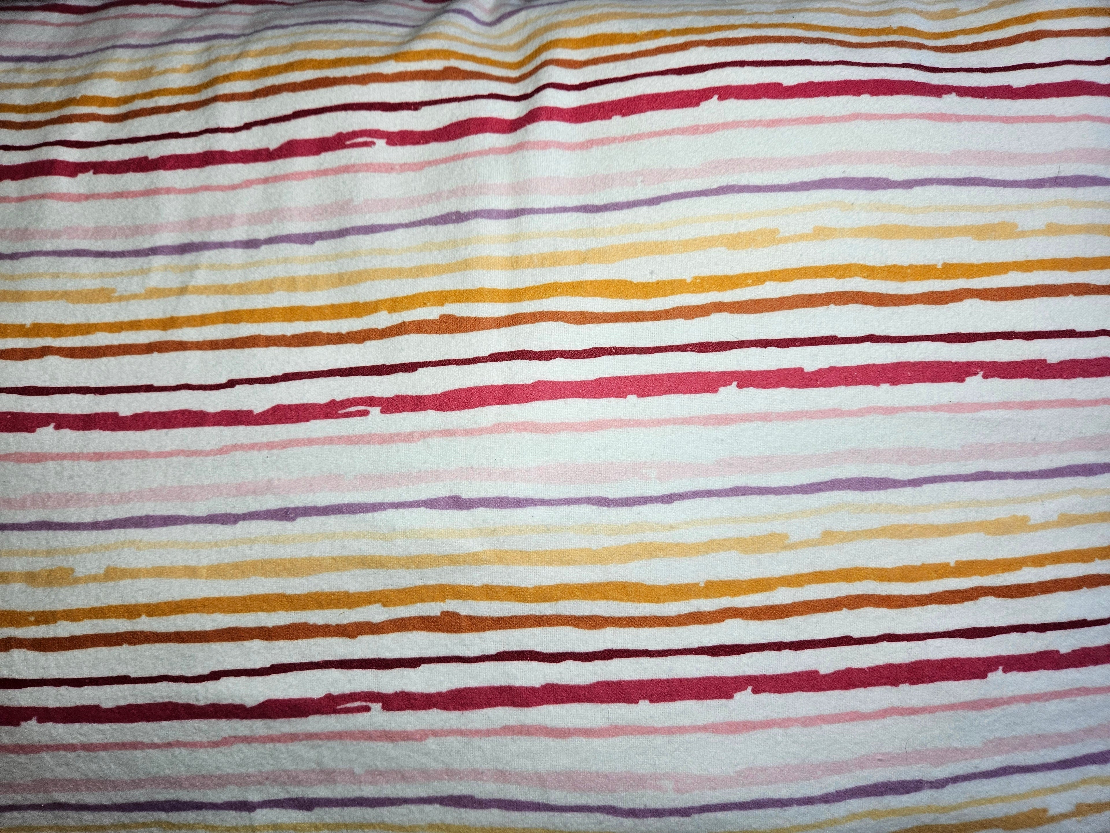 Pastel Striped Queen Pillowcase