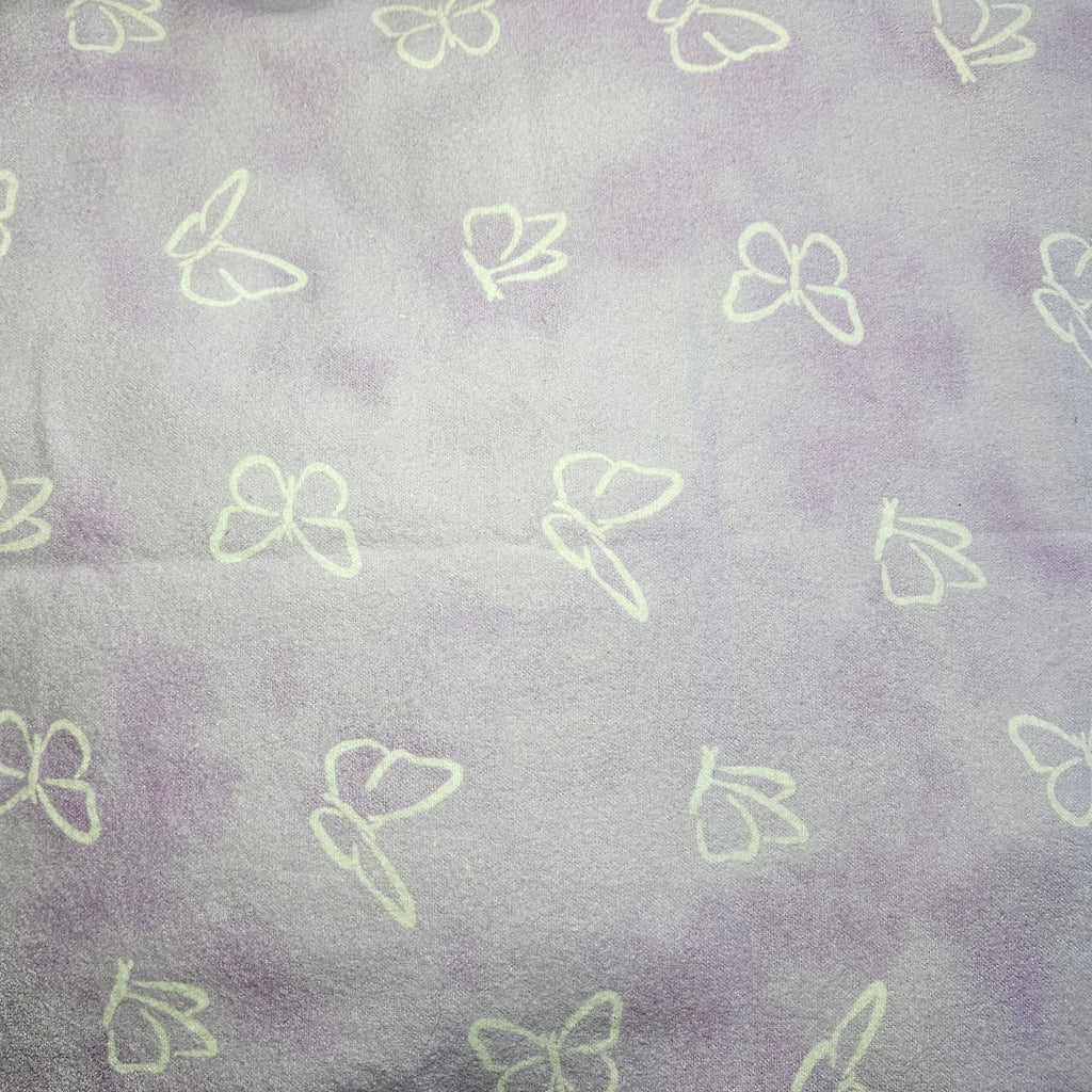 Lavender Butterfly Queen Pillowcase