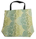 Blue-green Scroll Market Tote Bag